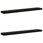 Cuscini per Panchina a 2 Pezzi VUGHT 2 pcs 100% Poliestere Nero 950967