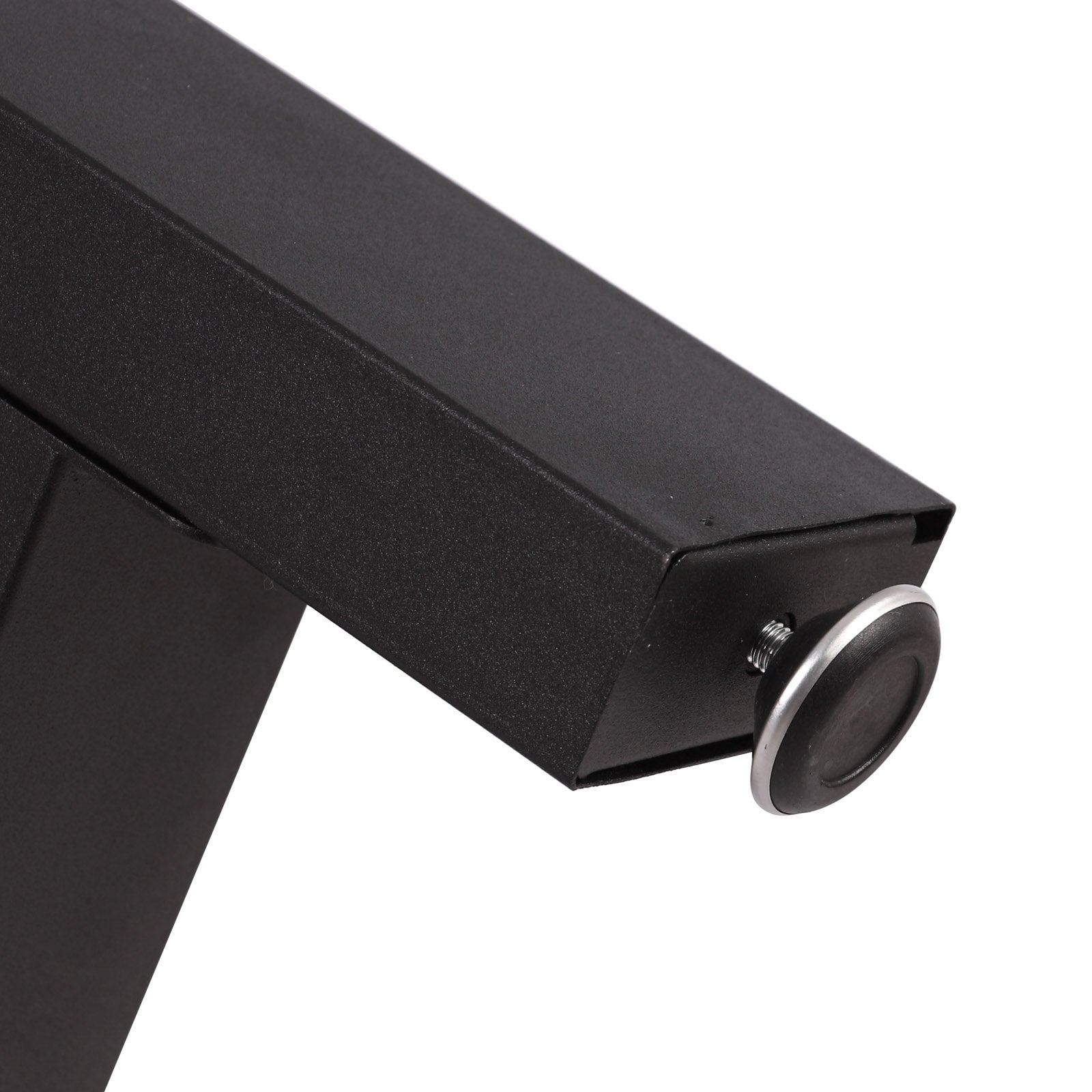 Base per panche verniciatura a polvere nero 30x43cm Telaio quadrato panca