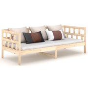 Letto singolo | Letto per adulti | Dormeuse in Legno Massello di Pino 80x200 cm