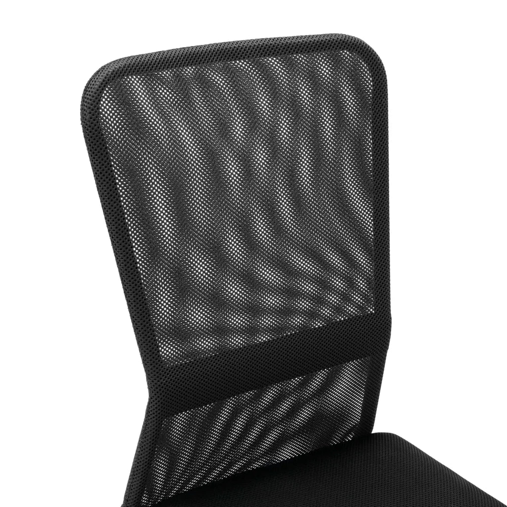 Sedia da Ufficio | Sedia da Gaming Nera 44x52x100 cm in Tessuto a Rete