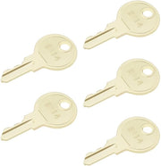 Dispensatore per chiavi 5 pezzi - Sostituzione per dispensatore carta igienica/detersagel - Acciaio - Oro - Adatto per modelli E114 - Leggero 6g