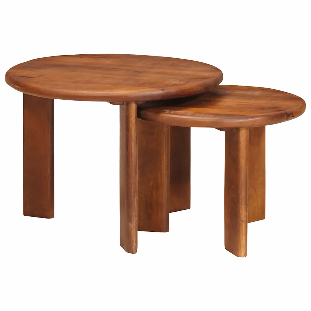 Tavoli da Caffè Nido 2 pcs Legno di mango massello 4104653
