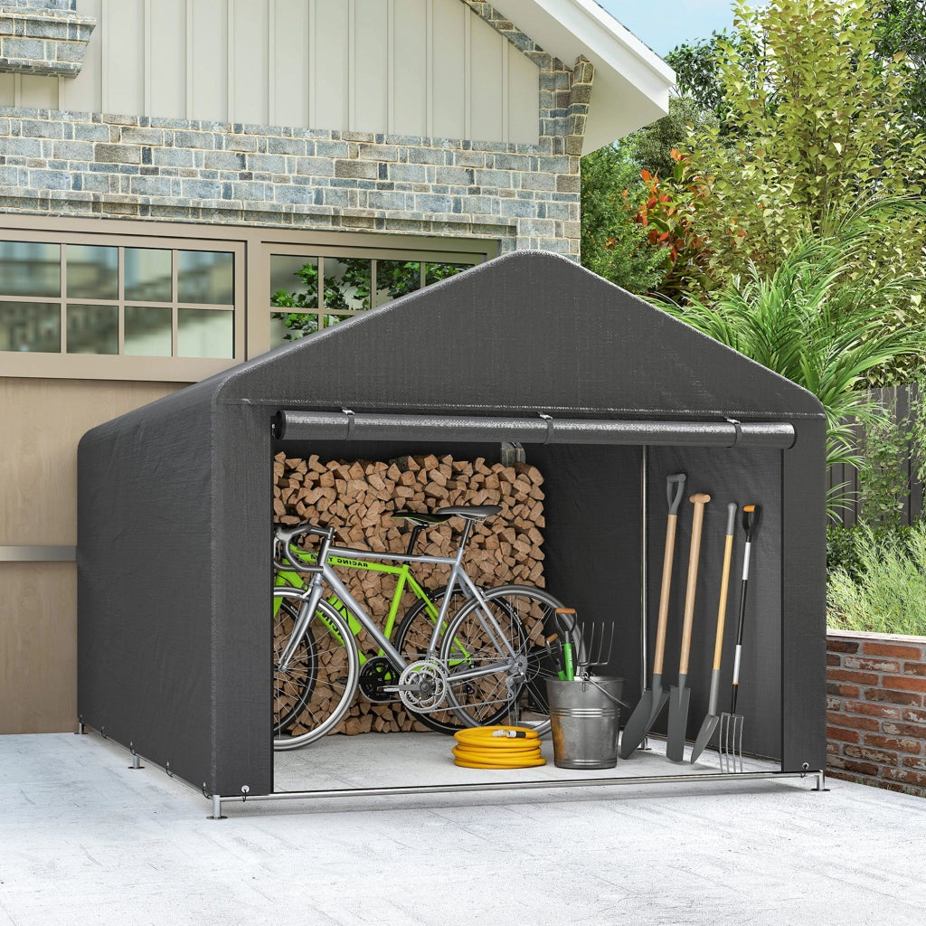 Tenda da Giardino Impermeabile ¨C zephmum ¨C 200x238x183 cm Grigio