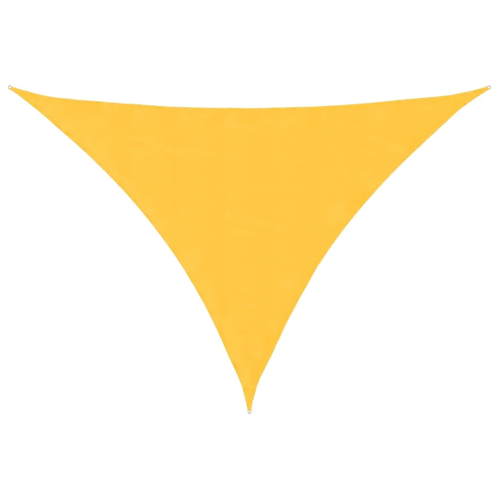 Parasole a Vela Oxford Triangolare 3x4x5 m Giallo