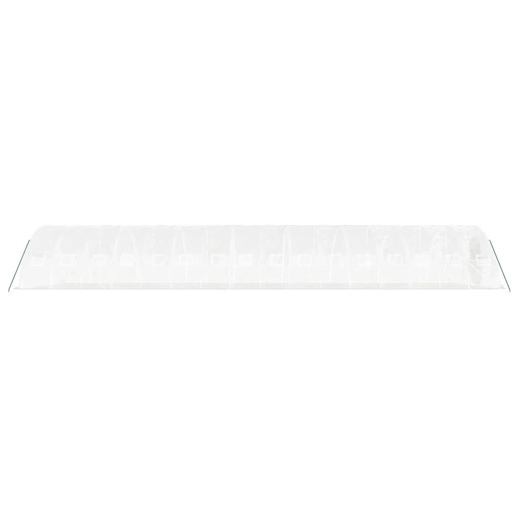Serra con Telaio in Acciaio Bianco 80 m² 16x5x2,3 m 3188100