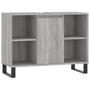 Mobile da Bagno | Armadio da bagno Grigio Sonoma 80x33x60 cm in Legno Multistrato