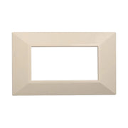 Placca Piramide Serie Moon 4P Colore Sabbia Compatibile Con Bticino Axolute