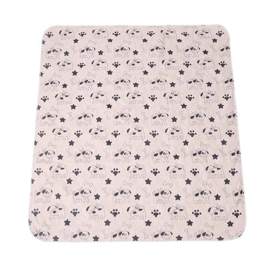 Asciugamano per Cuccioli Acquapazza - Padrino di Allattamento Assorbente - Tappetino Antiscivolo per Urine - Addestramento - Viaggi - 80x90 cm - Padrino per Urine