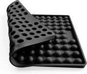 Mat di silicone per biscotti canini | 2 cm forma a metà sfera per biscotti per cani, biscotti per cani | Resistente al calore 240 °C | 40 x 28,5 x 1,5 cm | Sicuro per l'alimentazione (BPA-free) | Per biscotti al cioccolato
