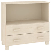 Credenza | Madia | Buffet da pranzo | Armadio da pranzo HAMAR ambra 85x35x80 cm in Legno Massello di Pino