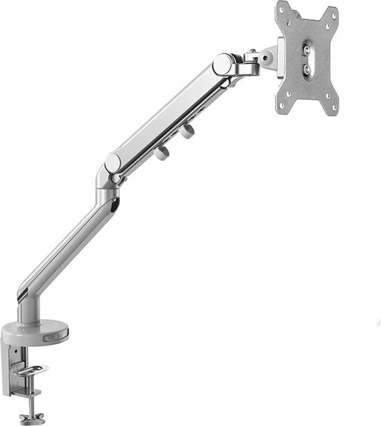 Monitorarm adattabile per schermi da 17"-32" Duplo - Sostegno ergonomico in alluminio con cerniera C