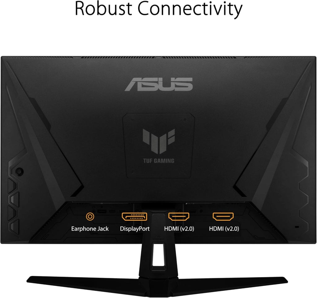 ASUS TUF Gaming VG27AQ3A Monitor Gaming 27” pollici, QHD (2560x1440), 180Hz, Fast IPS, Sincronizzazione ELMB, 1ms (GTG), FreeSync Premium, G-Sync, Overdrive variabile, 130% sRGB, Nero