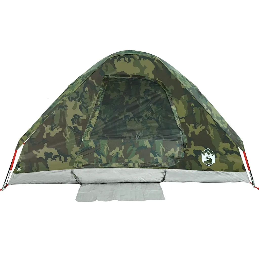 Tenda da Campeggio a Cupola per 6 Persone Mimetica Impermeabile 4009647