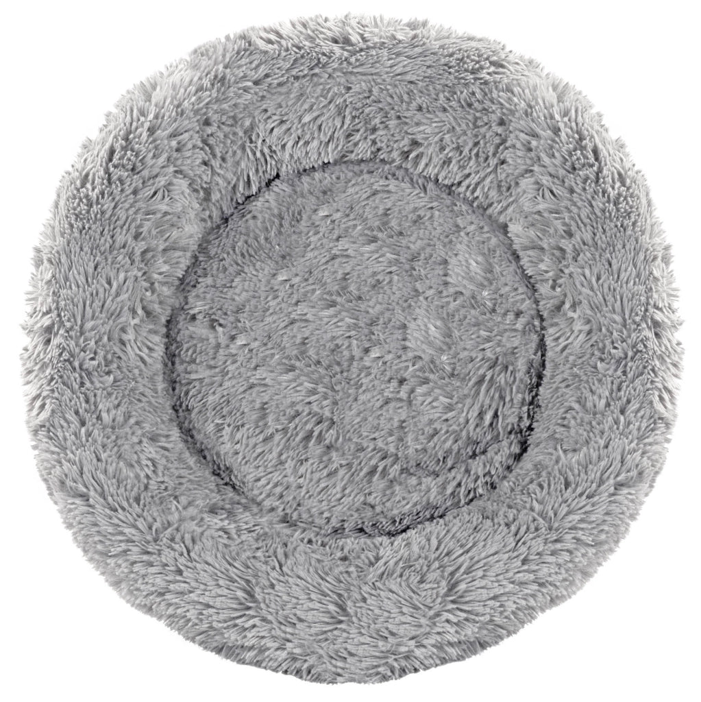 Cuscino per cani AIO FACTORY Shaggy Bed grigio chiaro da 40 cm