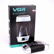 Trade Shop - Rasoio Elettrico Usb 5 W Professionale Uomo Ricaricabile Ipx5 Impermeabile V-307 -