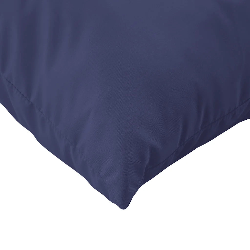 vidaXL Cuscini per Pallet 3 pz Blu Marino in Tessuto Oxford