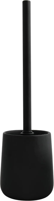 PORTA SCOPINO MAONIE CON SUPPORTO IN CERAMICA- Nero Opaco- SPIRE- pezzi 1