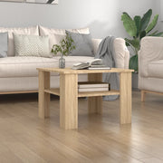 Tavolino da Salotto Rovere Sonoma 60x60x42 cm Legno Multistrato 800210