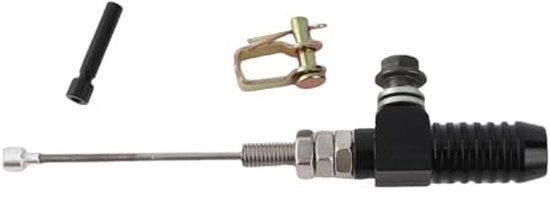 Ritocco Universale - Lameggia in Alluminio Leggera - M10x1.25mm - Adatto per Motocicli/ATV - Nero - Duraturo/Resistente all'Ossidazione - Cilindro di Frizione