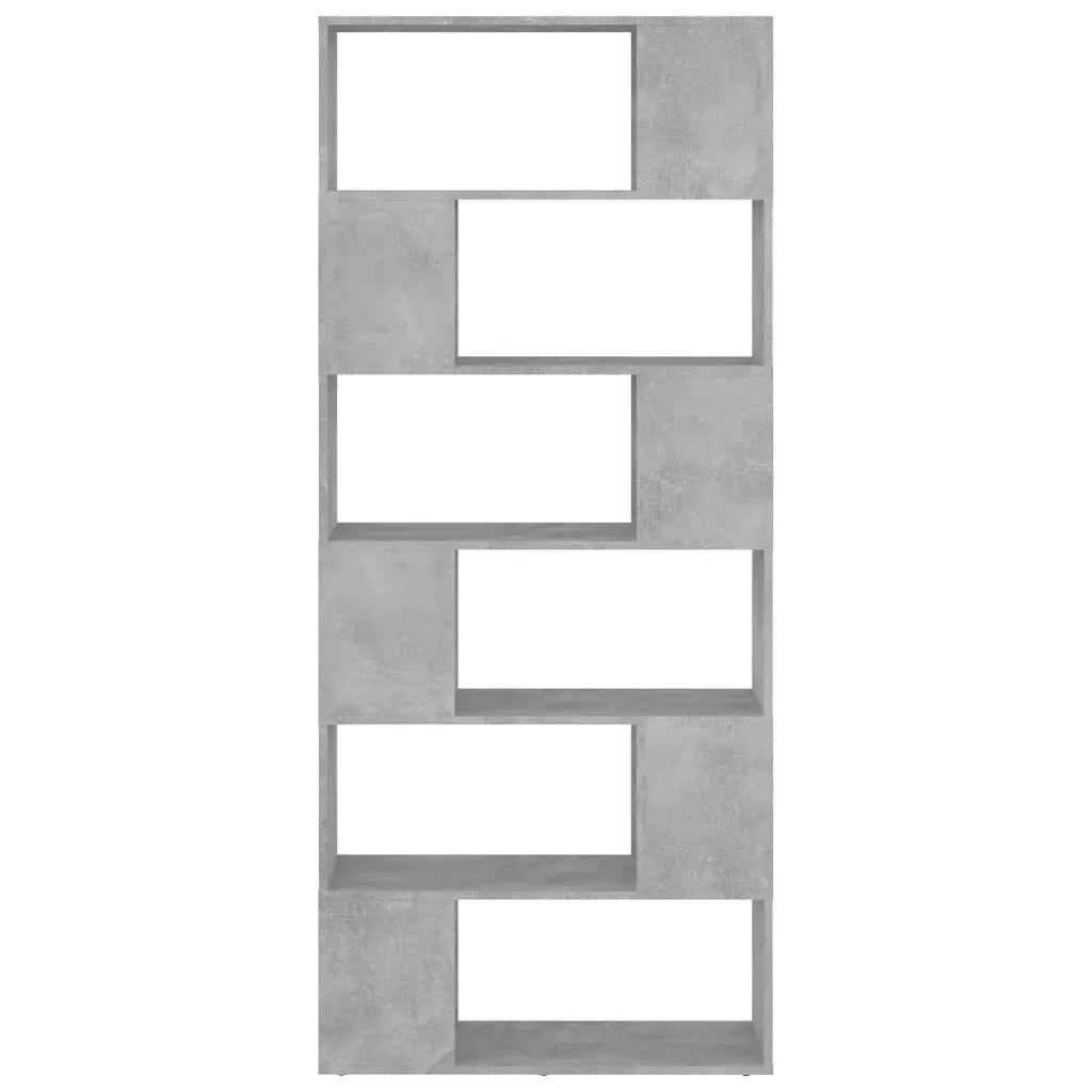 Libreria/Divisorio Grigio Cemento 80x24x186 cm in Truciolato 809156