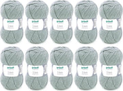 Breigaren soffici e multiformi per artigianato creativo – 10 palline 50g grigio kiesel