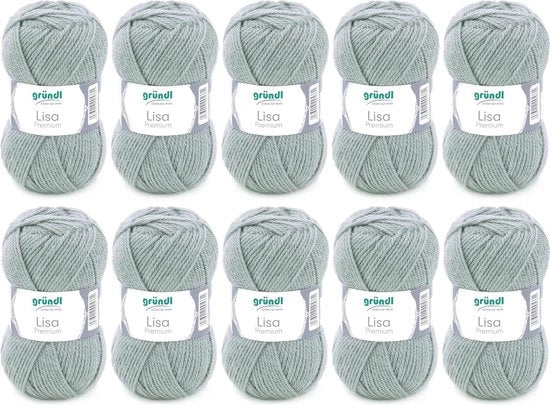 Breigaren soffici e multiformi per artigianato creativo – 10 palline 50g grigio kiesel
