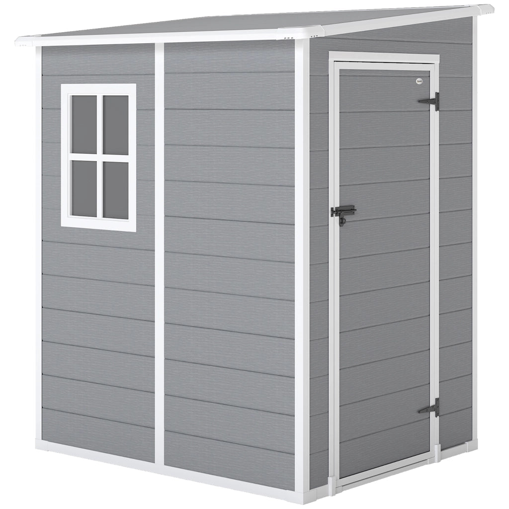 Capanno da giardino ¨C zephmum ¨C grigio 122x149x192 cm