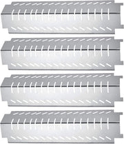 Impianto BBQ 4 pezzi - piastre di riscaldamento in acciaio inossidabile - schermi di riscaldamento - diffusore di calore a forma di tenda - Centro termo 4 pezzi