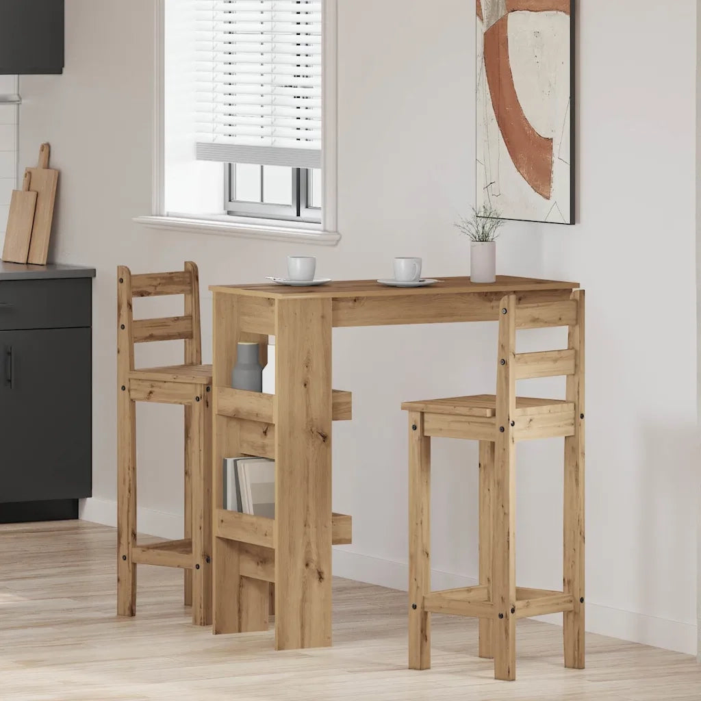 Bancone da Muro Rovere Artigianale Legno Multistrato 856861
