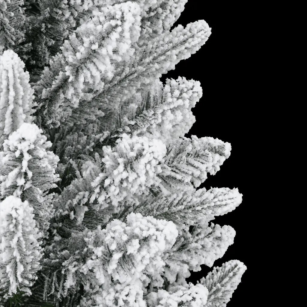 Albero di Natale Artificiale con Neve Floccata 150 cm PVC e PE 345189