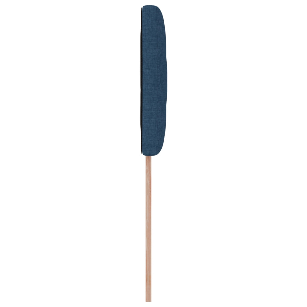 Testata LED Blu con Design a Blocchi di Diamante, 100 cm in Tessuto