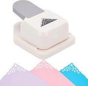 Punzone a Forma di Fiore per Carta da Collage e Scrapbooking, con Forma a Tre Angoli, Dimensioni 13,4 x 9,8 x 6,5 cm