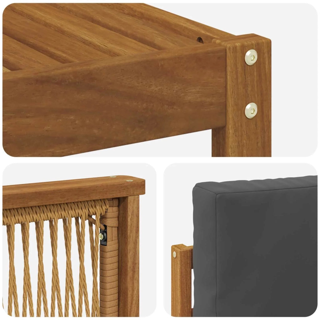 Set di divani da esterno 5 pz 3384688