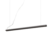 Sospensione Moderna V-Line Metallo Nero Led 20W 3000K Luce Calda