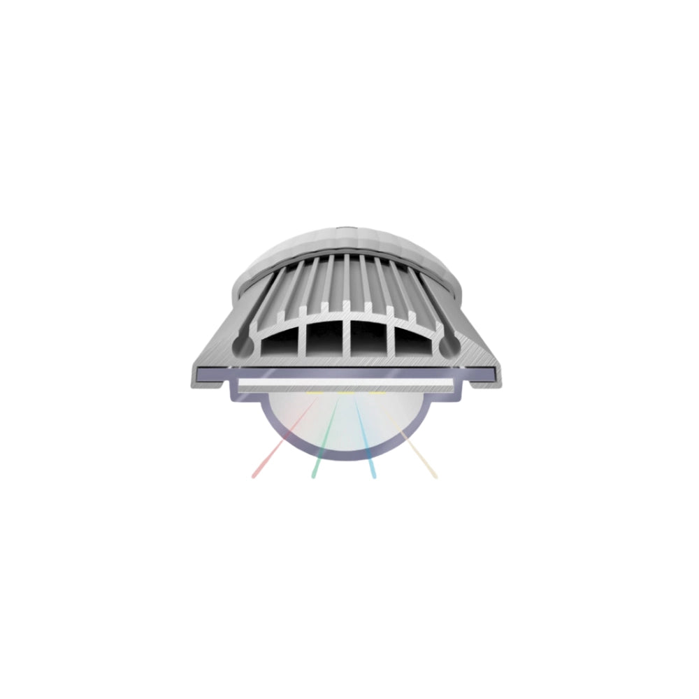 Aquatlantis Easy Led Universal RGBW Ultra 1150 50w 1047mm - Plafoniera LED a spettro completo con App iOS e Android