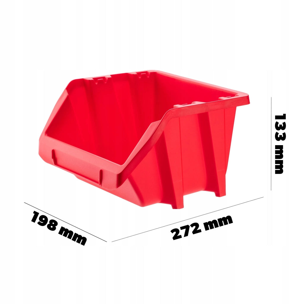 Vassoio organizer in plastica KADAX per officina, dimensioni 214x198x133 mm