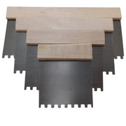 Set 4 pezzi spatole dentate misure 4/6/8/10" per colla manico in legno 63002/3/4/5