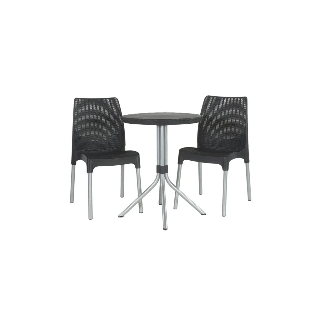 Keter Set da Bistrot Chelsea Grafite 223562 420031
