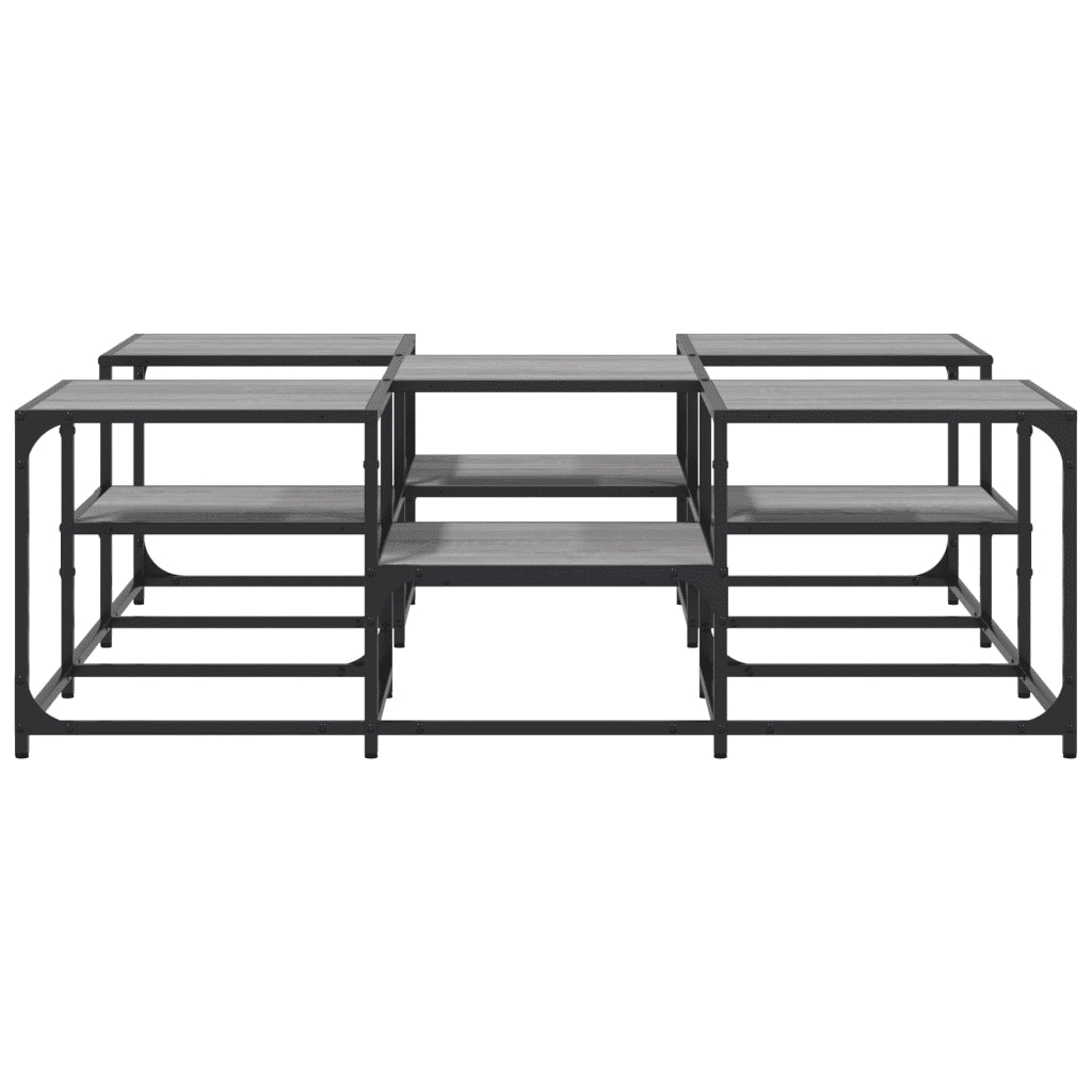 Tavolino salotto | Tavolino da caff¨¨ | Tavolino da Soggiorno Grigio Sonoma 121x121x40 cm Legno Multistrato