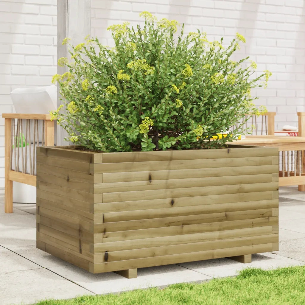 Fioriera da Giardino 90x60x49,5 cm in Legno di Pino Impregnato