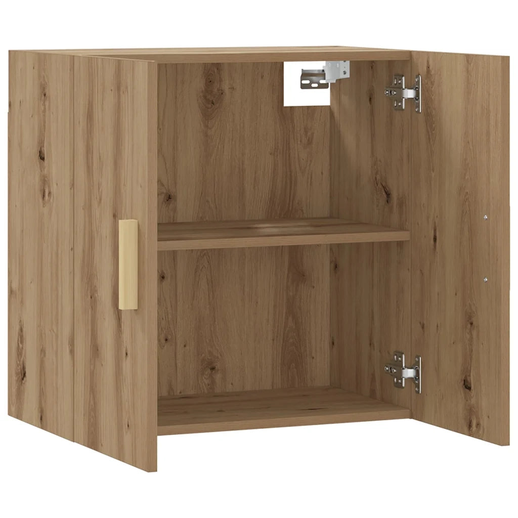 Armadietto a Muro Rovere Artigianale 60x31x60 cm in Truciolato 857070