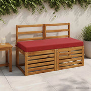 Cuscino per panchina SOEST 100% Poliestere Rosso Vino 950238
