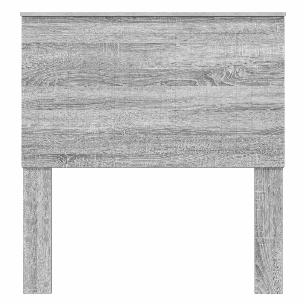 Testiera | Testata con Testiera | Testata Grigio Sonoma 90 cm Legno multistrato