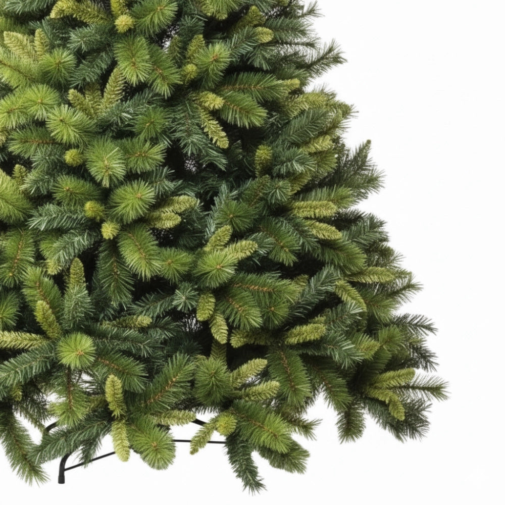 Granpino albero di natale imponente con chioma ricca e realistica stile americano *** misura h 210, confezione 1