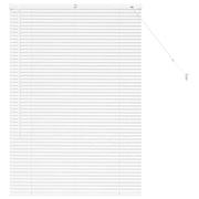 Tendaggi a Veneziana | Tenda a lamelle Bianco 130 x 90 cm Alluminio