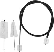Kit di pulizia con spazzola a forma di goccia d'acqua - Spazzola per la pulizia - Set di manutenzione - Pelle in gomma per esterni - Riciclabile - Buona pulizia