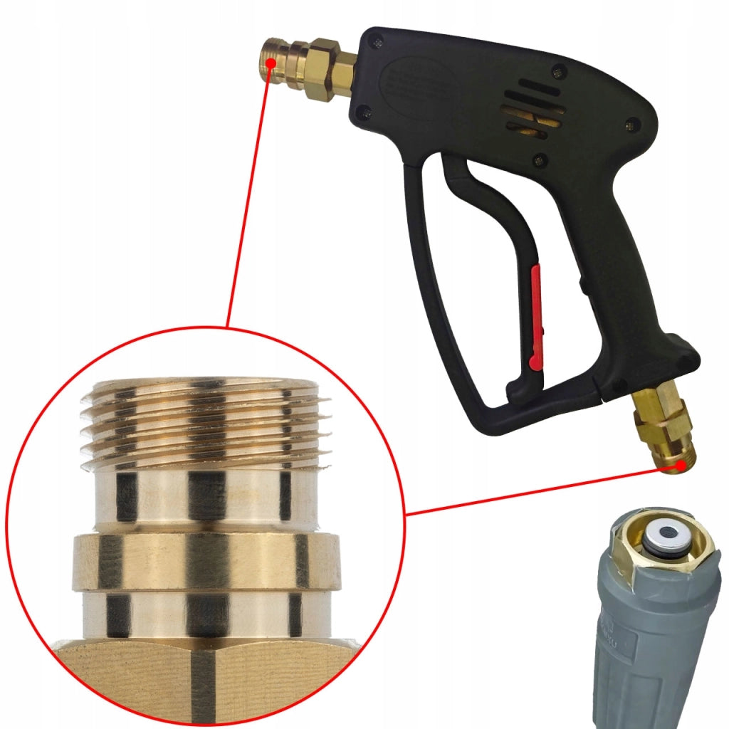 Pistola a Spruzzo di Ricambio compatibile con Idropulitrice Kärcher HD HDS – 350 BAR, 150°C, 40 l/min