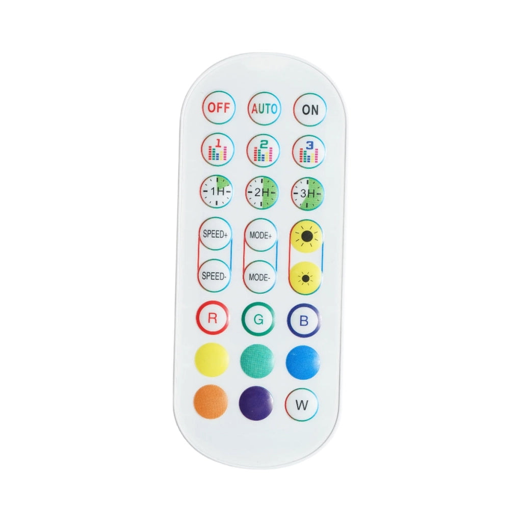 Lampada decorativa da pavimento LED RGB 4.8W dimmerabile, 240lm, modalità musica con telecomando, dimensioni 1500x125x125mm, IP20
