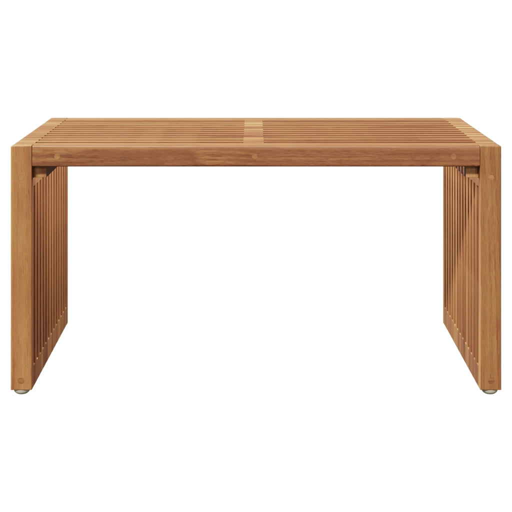 Tavolino da giardino 70x37,5x35,5 cm in legno massello di teak