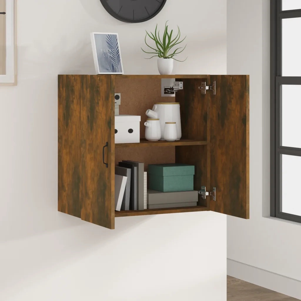 Mobile Pensile Rovere Fumo 60x31x60 cm Legno Multistrato cod mxl 40481